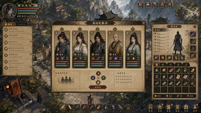 金庸群侠传5爱与死仙狐MOD六周年 探索场景 场景图 8